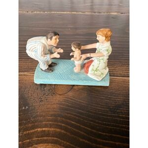 Norman Rockwell‎ "Baby's First Step" Figurine NRM 1983 Collectible Decor